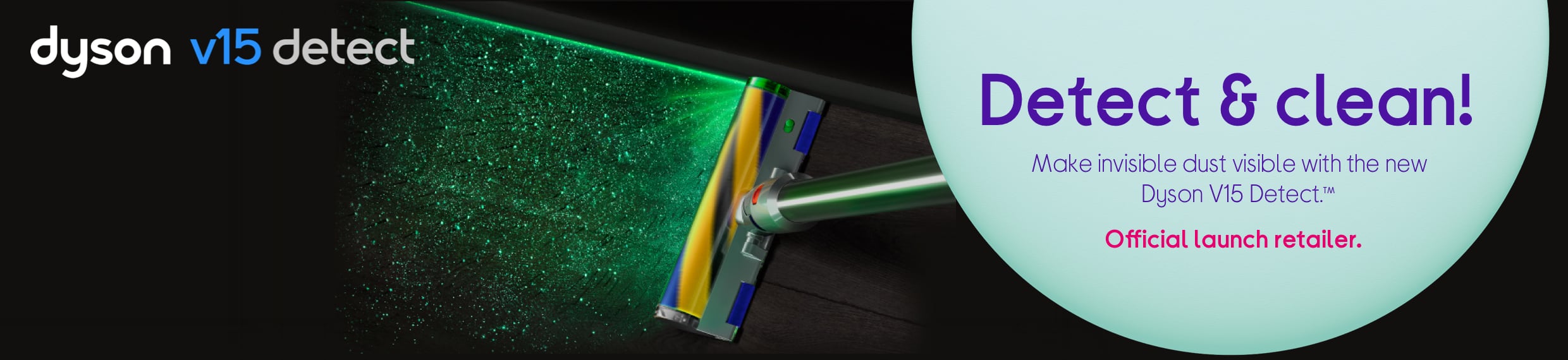 The new Dyson v15 detect.