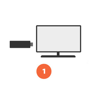 Amazon Fire TV Stick set up step 1