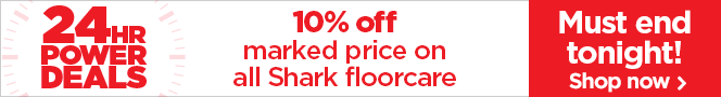 10% off Shark floorcare