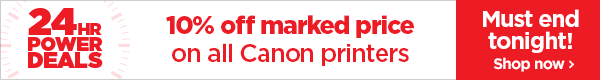 10% off all Canon Printing