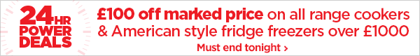 £100 off Rangecookers and side-by-side Fridge/Freezers £1000+