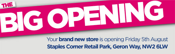 The Big Opening - Staples Corner