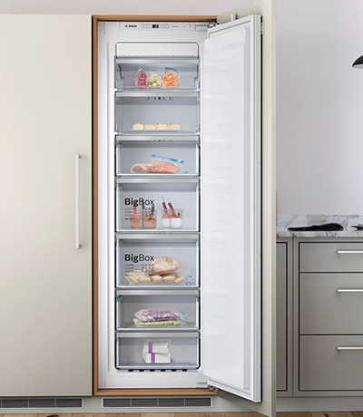 Bosch built in freezers