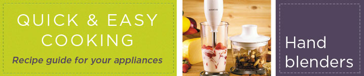 Quick and easy cooking with our guide to using your hand blender