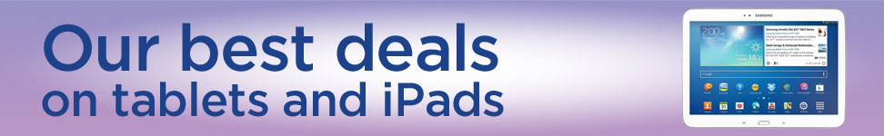 Our best deals on tablets and iPads