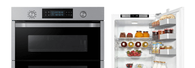 Oven & a fridge