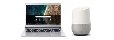 Chromebook and Google home