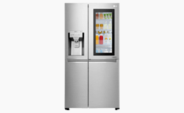 Silver american fridge freezer