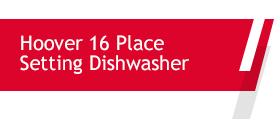 hoover Dishwasher settings