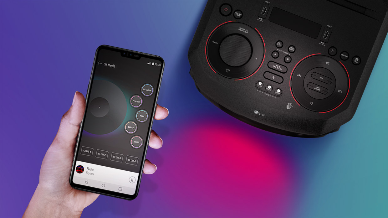 LG XBoom DJ App