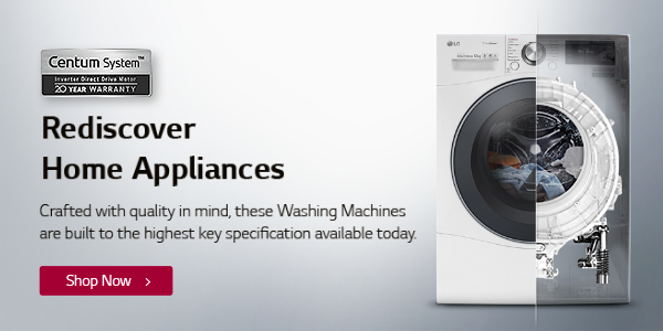 Make life easier with LG appliances