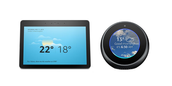 Amazon Echo Show and Amazon Echo Spot