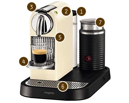 nespresso citiz & milk coffee machine by magimix