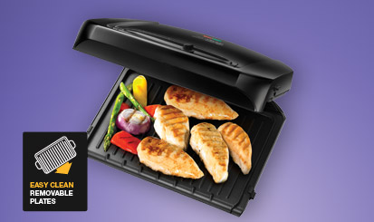 george foreman removable plate grill