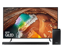 Samsung Q60 QLED TV and Q-series Q60R Soundbar