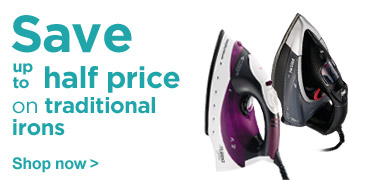 Save up to half price on traditional irons