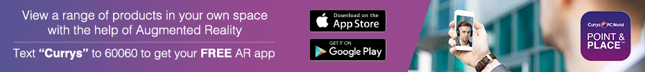 View a range of products in your own space with the help of Augmented reality. Text "Curry" to 60060 t0 get your free AR app.