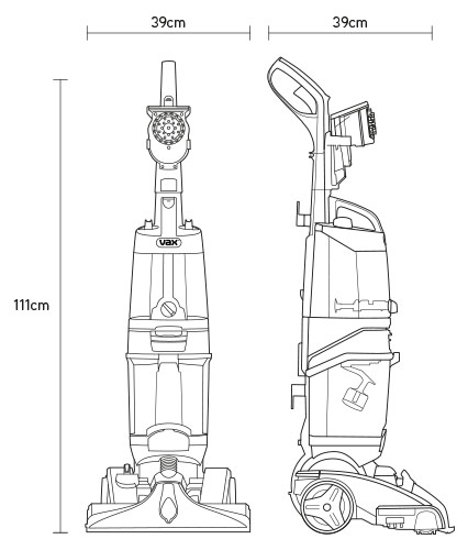 vax carpet washer technical drawing